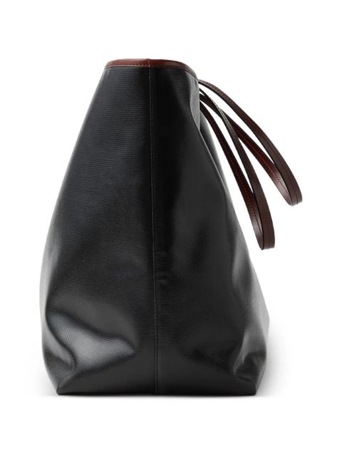 Versace Vivian large coated canvas tote - Black - zdjęcie produktu nr 2