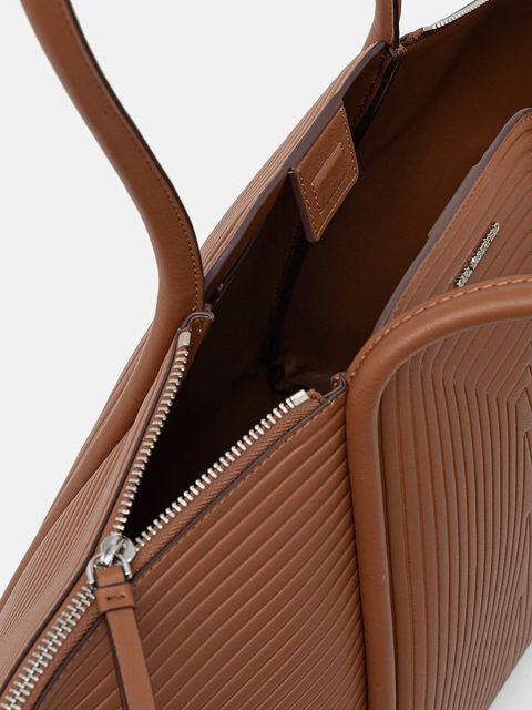 Karl Lagerfeld torebka K/WELLEN MD kolor brązowy B1W30043