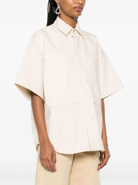 Jil Sander twill-weave shirt - Neutrals