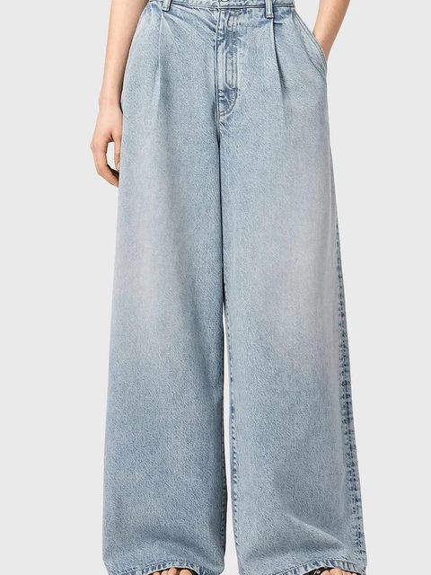 AllSaints jeansy wide leg damskie HAZE - zdjęcie produktu nr 1