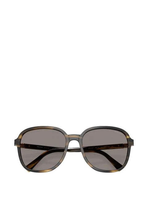Miu Miu Eyewear oversized-frame sunglasses - Brown