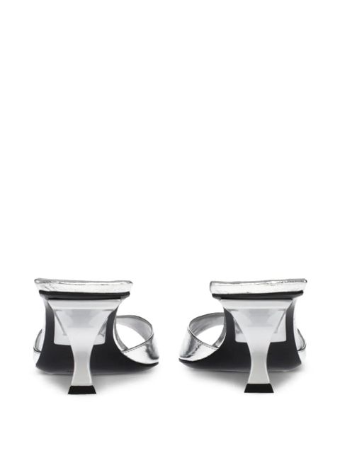 The Attico Bes sandals - Silver