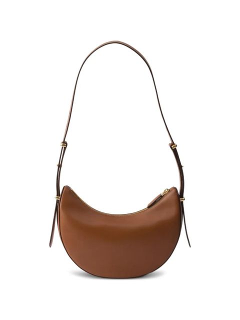 Prada small Arqué leather shoulder bag - Brown - zdjęcie produktu nr 2
