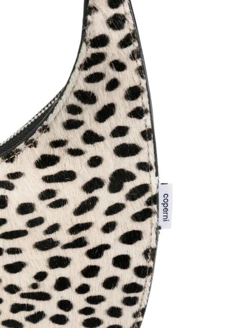 Coperni leather shoulder bag - White