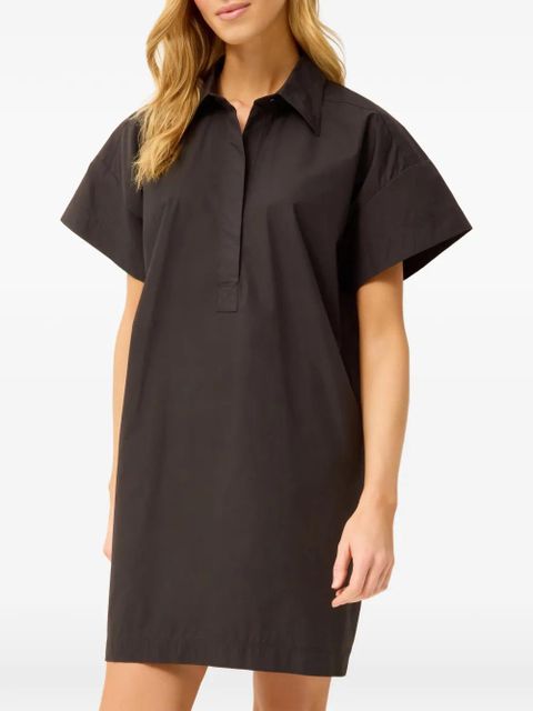 Marie Oliver collar cotton dress - Black