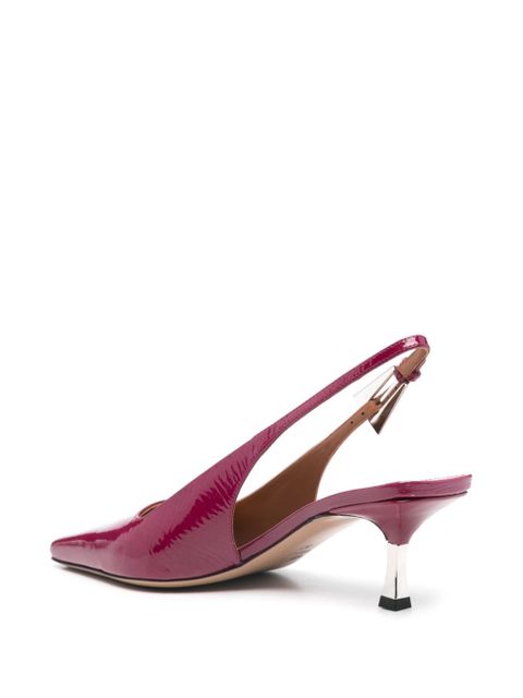 Paris Texas 60mm patent slingback pumps - Purple - zdjęcie produktu nr 2