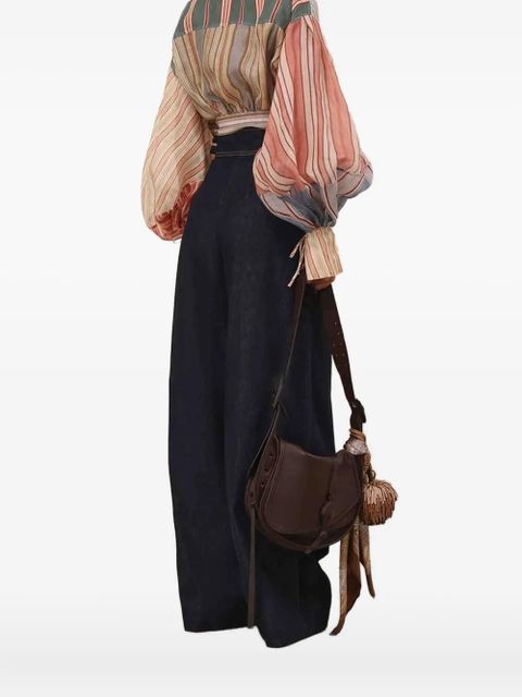 ZIMMERMANN high-waist rebellion flared jeans - Blue