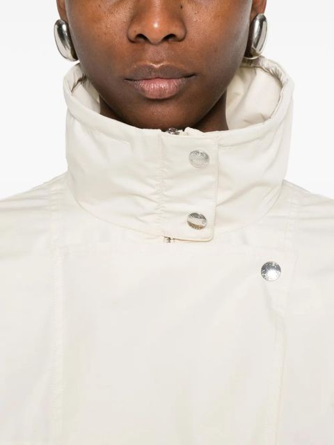 Yves Salomon chest-pocket buttoned jacket - Neutrals