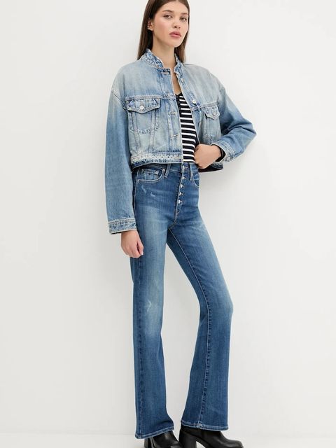 Tommy Jeans kurtka jeansowa kolor niebieski przejściowa oversize DW0DW21195