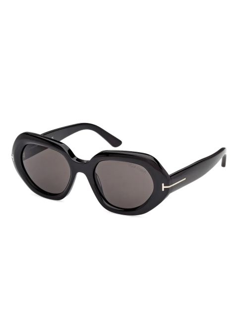TOM FORD Eyewear geometric-frame sunglasses - Black