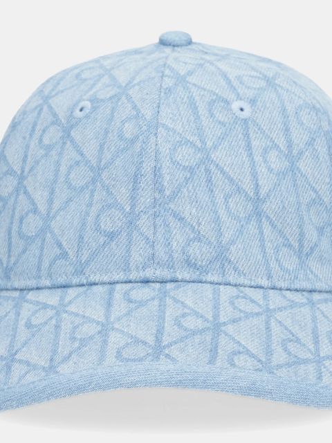 Calvin Klein czapka z daszkiem jeansowa kolor niebieski LV04F5042G - zdjęcie produktu nr 2