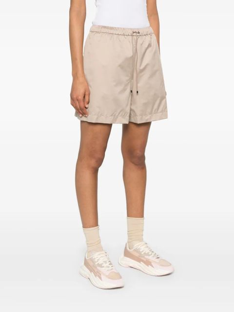 FENDI logo-patch shorts - Neutrals