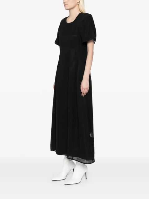 Jil Sander georgette dress - Black - zdjęcie produktu nr 2