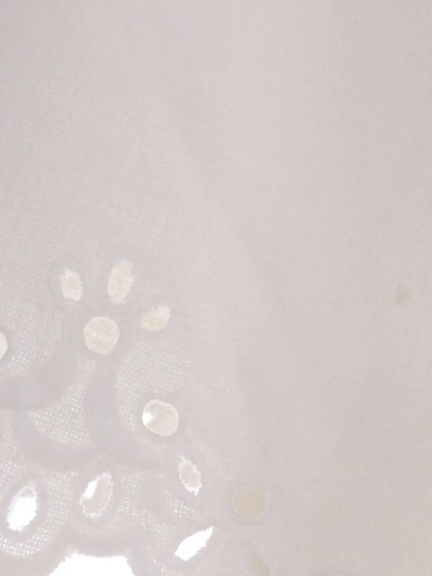 MARANT ÉTOILE embroidered V-neck top - White