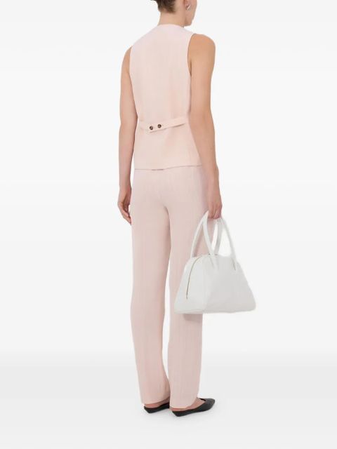 LouLou de Saison button welt pocket waistcoat - Pink