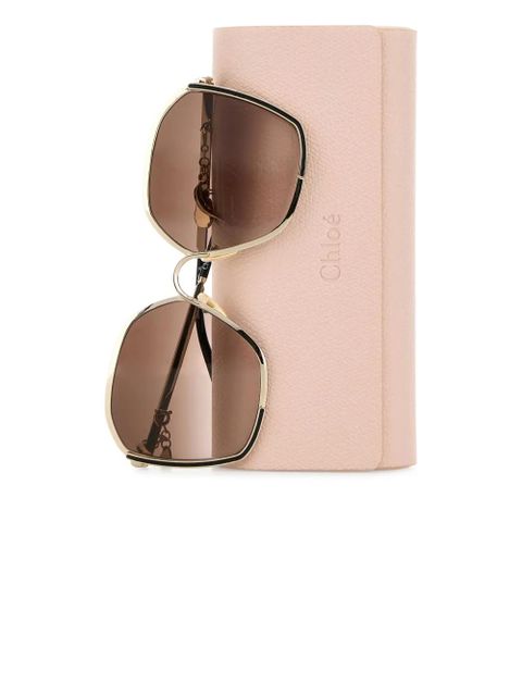Chloé Eyewear Charms sunglasses - Gold