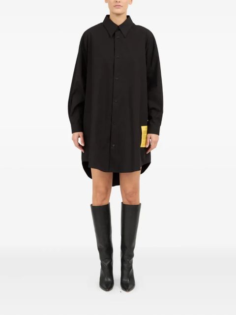 MM6 Maison Margiela cottom shirt dress - Black
