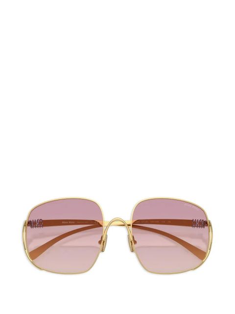 Miu Miu Eyewear square-frame sunglasses - Gold