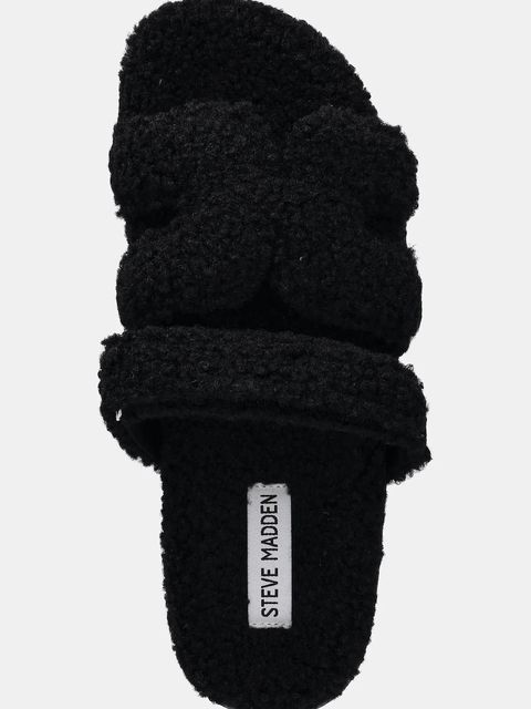 Steve Madden klapki Missile-F damskie kolor czarny 11003175