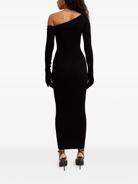 Jean Paul Gaultier ribbed-knit maxi dress - Black - zdjęcie produktu nr 2