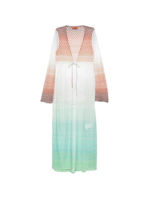Missoni open-knit cover-up - Green - zdjęcie produktu nr 1