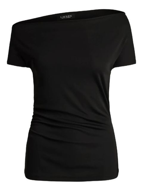 Lauren Ralph Lauren asymmetric one-shoulder top - Black - zdjęcie produktu nr 1