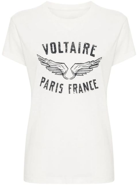 Zadig&Voltaire Walk Peace & Love T-shirt - White - zdjęcie produktu nr 1