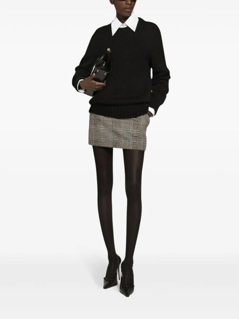 Dolce & Gabbana tartan check skirt - Grey
