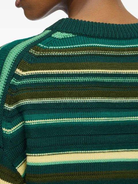 JW Anderson striped jumper - Green