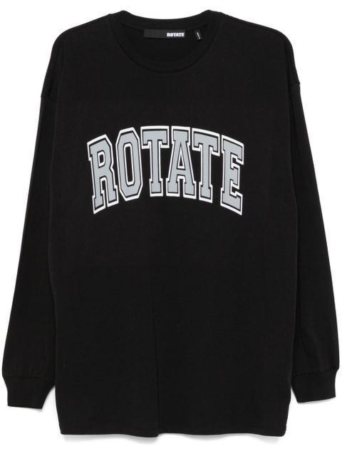 ROTATE BIRGER CHRISTENSEN logo-print T-shirt - Black