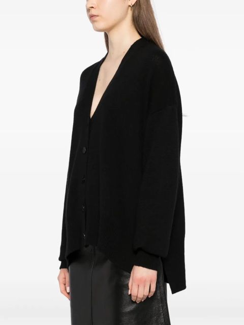 Jil Sander V-neck cashmere cardigan - Black