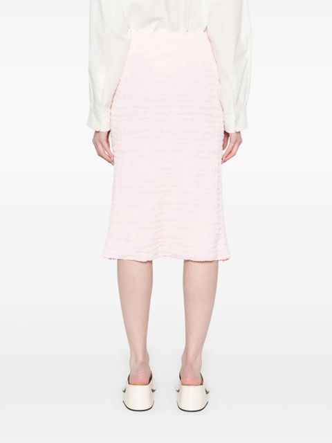 Jil Sander crepe jersey midi skirt - Pink - zdjęcie produktu nr 2