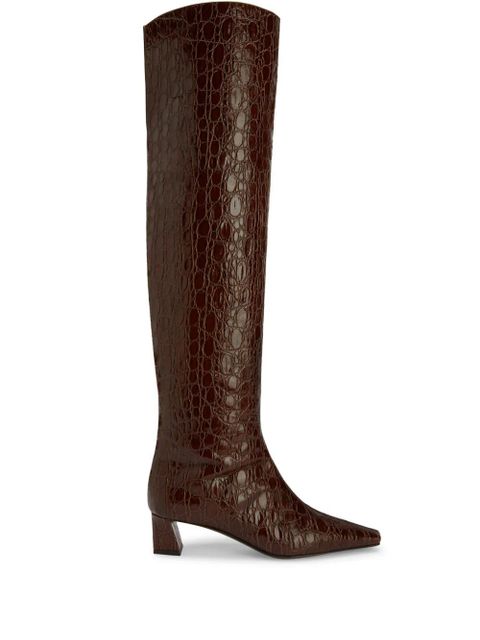 Giuseppe Zanotti 45mm Janiee Plus boots - Brown - zdjęcie produktu nr 1