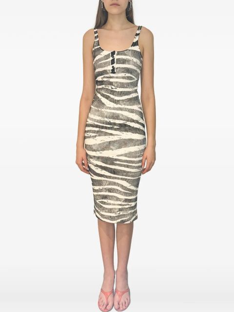 Blumarine printed midi dress - White - zdjęcie produktu nr 2