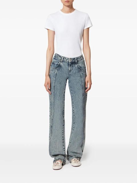 MARANT ÉTOILE Jaylis panelled jeans - Blue - zdjęcie produktu nr 2