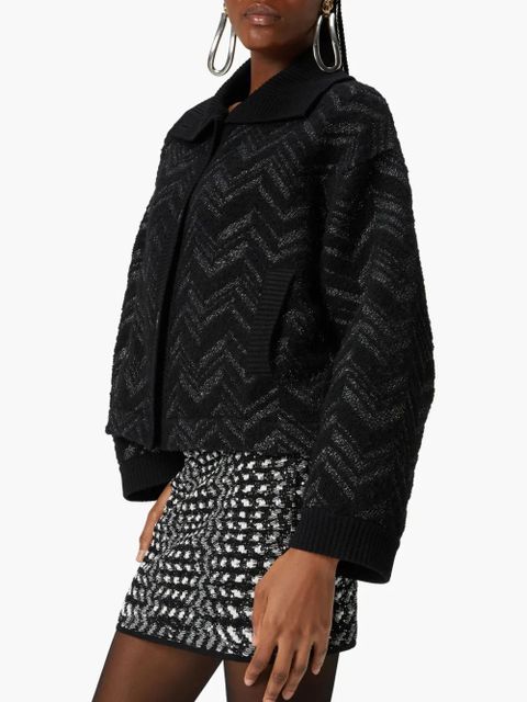 Missoni zigzag lamé mini skirt - Black