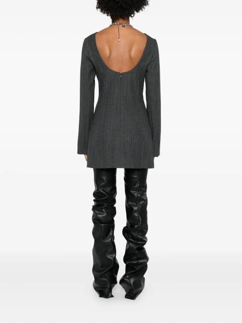 OUR LEGACY Firm mini dress - Grey
