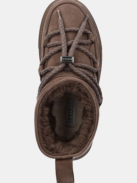 Inuikii śniegowce zamszowe Classic Low kolor brązowy 1001.001.0092.163