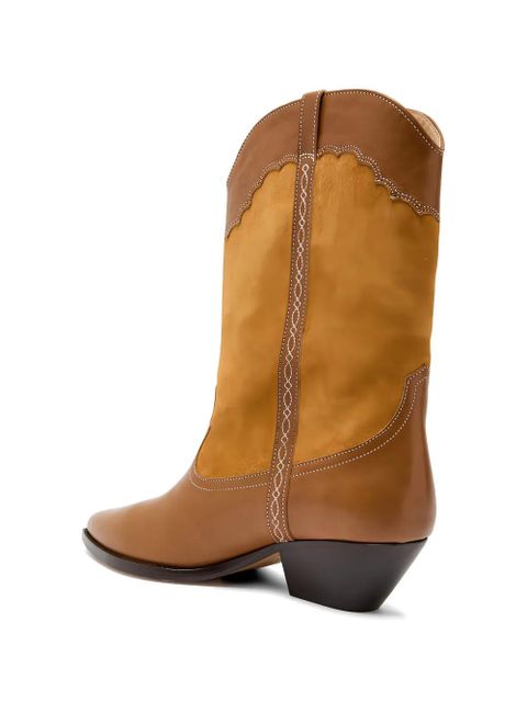 ISABEL MARANT suede panel boots - Brown - zdjęcie produktu nr 2