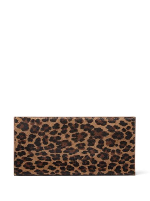 Versace Medusa '95 leopard-print clutch bag - Brown