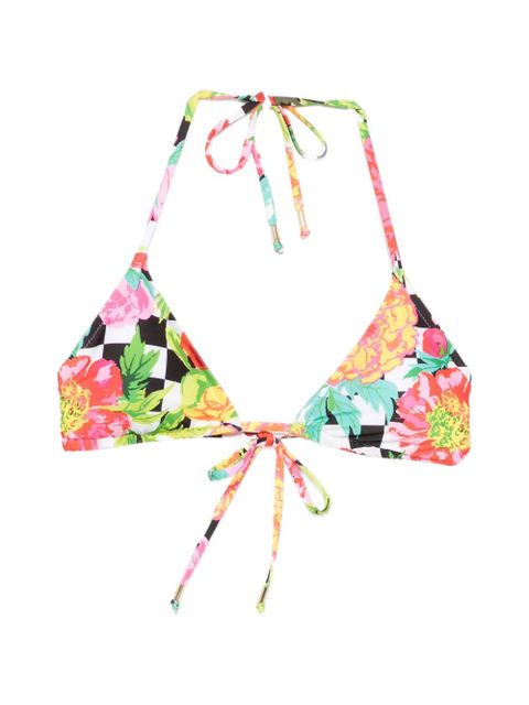 Moschino floral-print bikini top - Pink - zdjęcie produktu nr 1