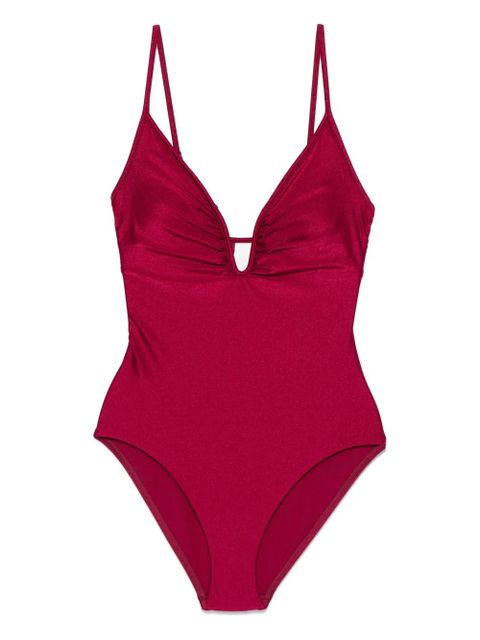 ZIMMERMANN Wylie Plunge Wire swimsuit - Red - zdjęcie produktu nr 1