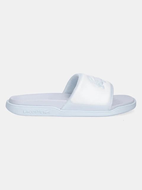 Lacoste klapki SERVE SLIDE DUAL damskie kolor niebieski 49CFA0038 - zdjęcie produktu nr 2
