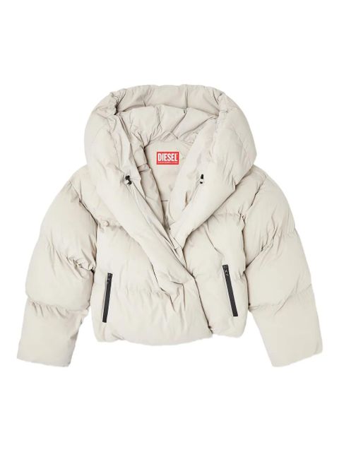 Diesel W-Iley-T1 wrap hooded puffer jacket - 7FE - zdjęcie produktu nr 1