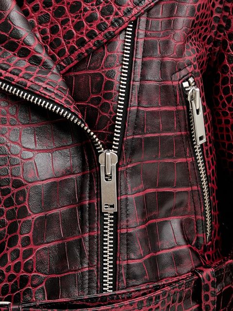 Gestuz ramoneska skórzana