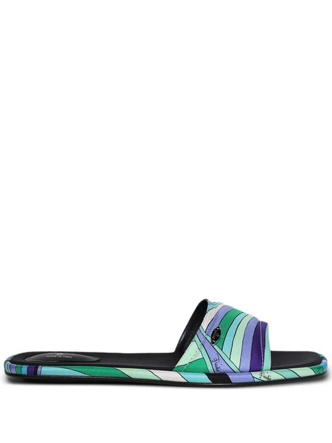 PUCCI Yummy patterned sandals - Green - zdjęcie produktu nr 1
