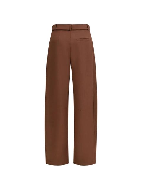 PINKO belted trousers - Brown