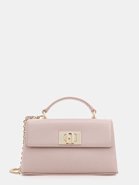 Furla torebka skórzana kolor różowy WE00423 ARE000 2814S - zdjęcie produktu nr 1