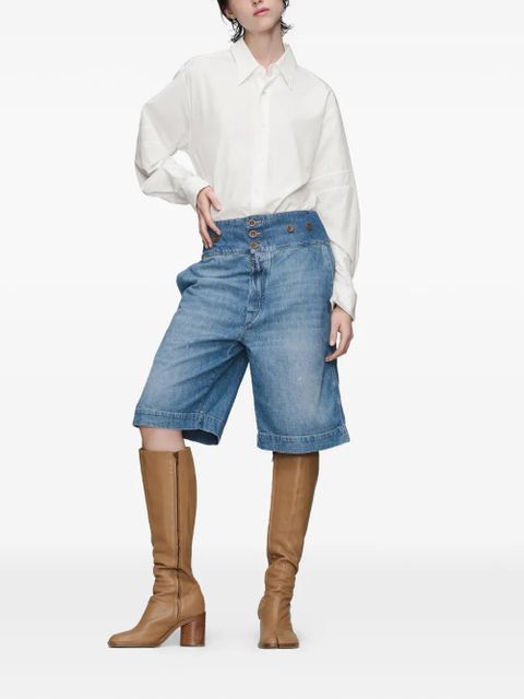 Maison Margiela cotton poplin shirt - White - zdjęcie produktu nr 2