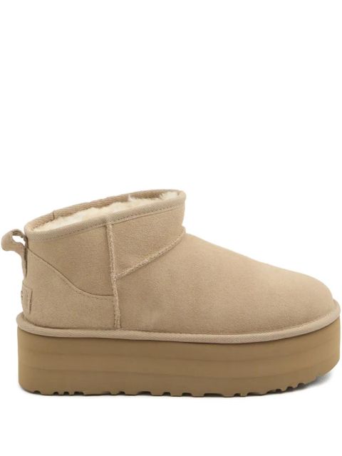 UGG Classic Ultra mini platform boots - Neutrals